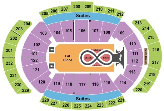 T-Mobile Center Katy Perry Seating Chart